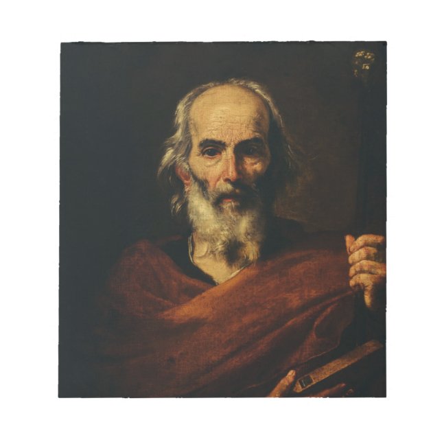 Saint Joseph by Jusepe de Ribera  Notepad (Front)