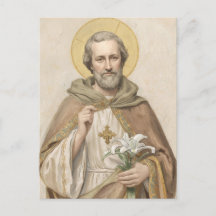 Saint Joseph Funeral Prayer Postcard