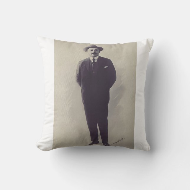Saint Joseph Gregory Hernandez Layman Throw Pillow (Front)