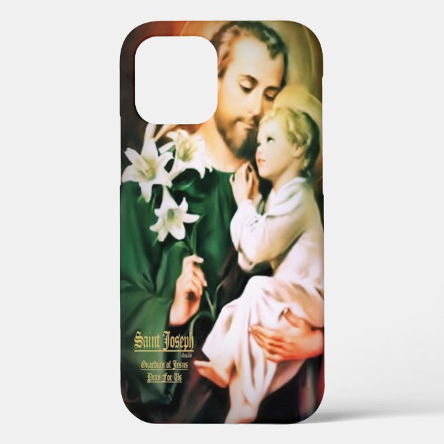 Saint Joseph Guardian of Jesus Case-Mate iPhone Case (Back)