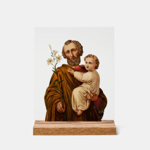 Saint Joseph Guardian of the Holy Family Acrylic Sign