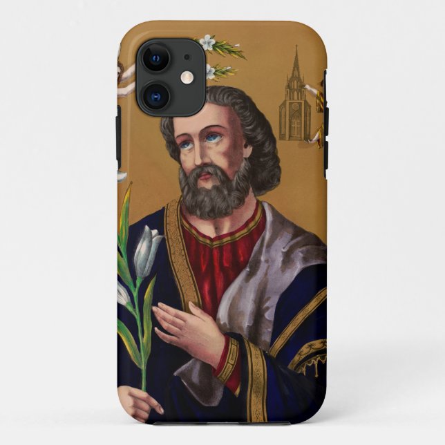 Saint Joseph Guardian of the Holy Family Case-Mate iPhone Case (Back)