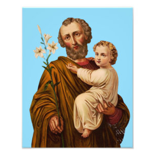 Saint Joseph Guardian of the Holy Family Photo Print