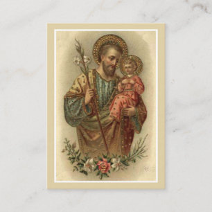 Saint Joseph Mariage Faveur Carte de prière Religi
