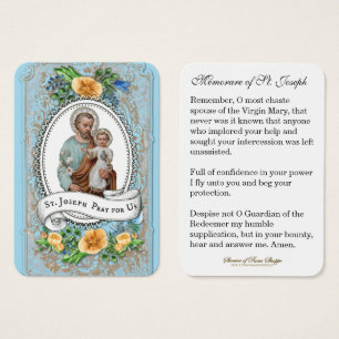 Saint Joseph Mémoire de la prière religieuse Cat