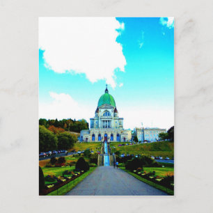 Saint Joseph Montreal chauch Postcard
