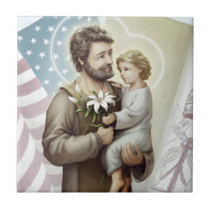 Saint Joseph the Protector Tile