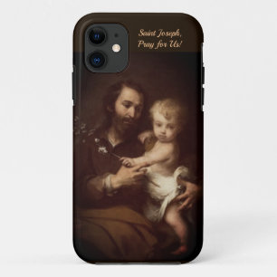 Saint Joseph with Christ Child iPhone 11 Case