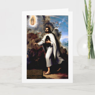 Saint Juan Diego by Miguel Cabrera, 1752 Holiday Card