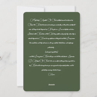 Saint Jude Prayer Holiday Card