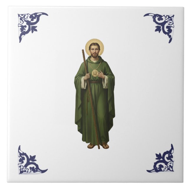 Saint Jude Thaddeus St Jude Tile (Front)