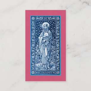 Saint Juliana Falconieri Prayer or Business Cards