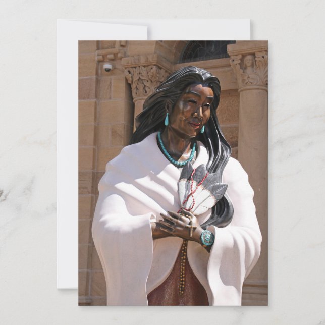 Saint Kateri Tekakwitha Invitation (Front)