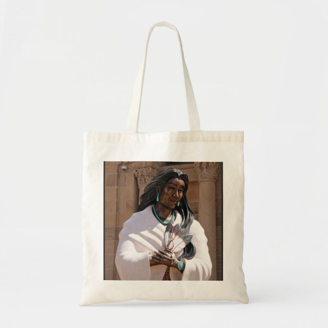 Saint Kateri Tekakwitha Tote Bag (Front)