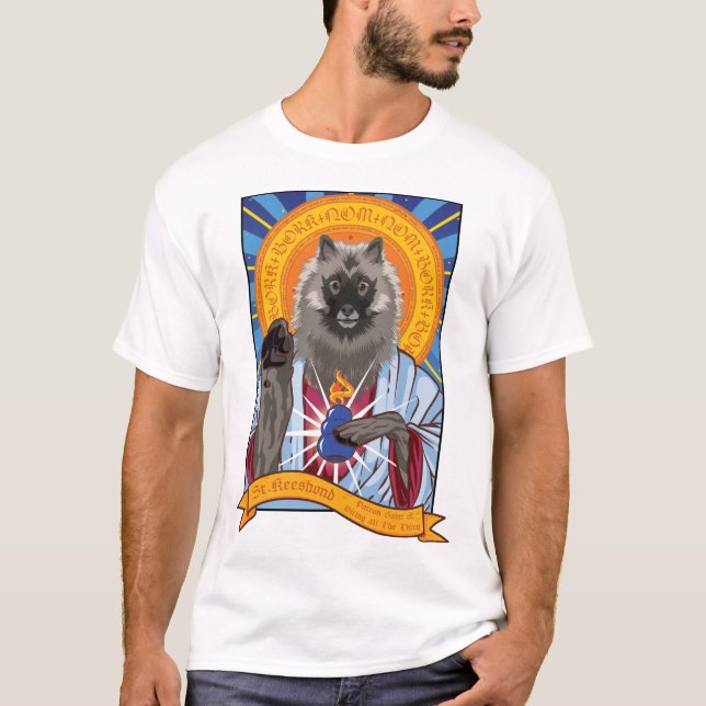 Saint Keeshond T-Shirt (Front)