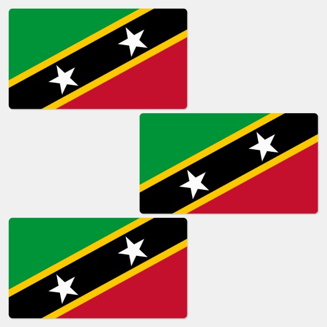 Saint Kitts and Nevis Flag (Group)