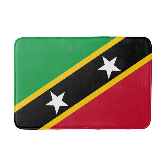 Saint Kitts and Nevis Flag Bath Mat (Front)