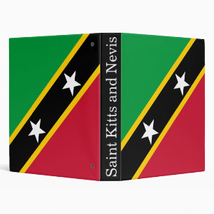 Saint Kitts and Nevis Flag Binder