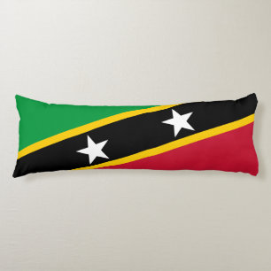 Saint Kitts and Nevis Flag Body Pillow