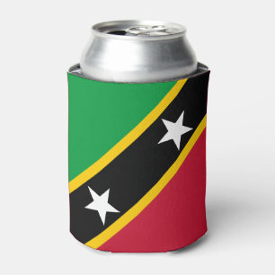 Saint Kitts and Nevis Flag Can Cooler