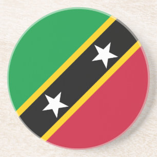 Saint Kitts and Nevis Flag Coaster