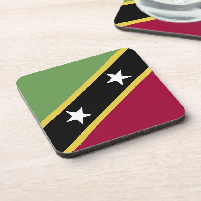 Saint Kitts and Nevis flag Coaster (Left Side)