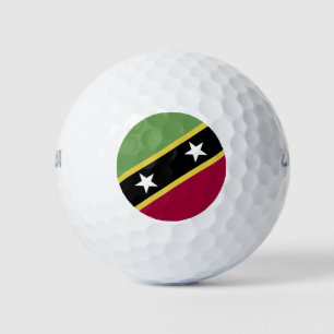 Saint Kitts and Nevis flag Golf Balls