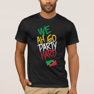 Saint Kitts And Nevis Flag Independence Caribbean T-Shirt