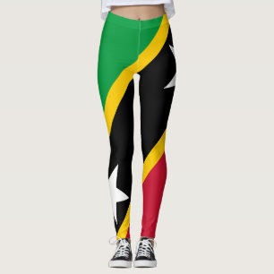 Saint Kitts and Nevis Flag Leggings