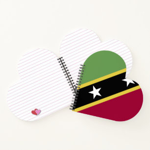 Saint Kitts and Nevis flag Notebook
