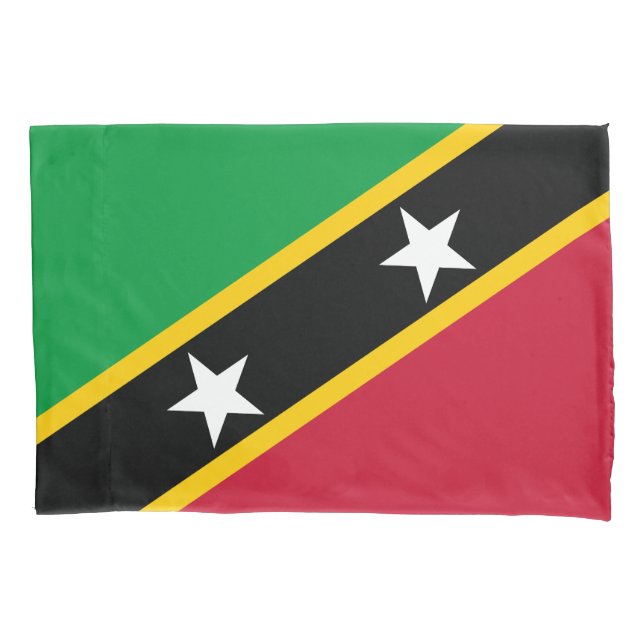 Saint Kitts and Nevis Flag Pillowcase (Front)