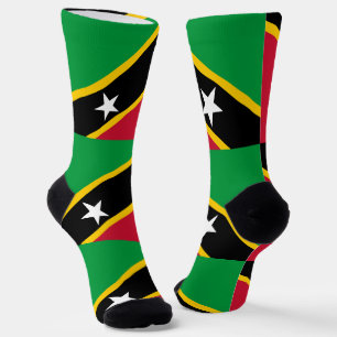 Saint Kitts and Nevis Flag Socks