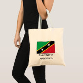 Saint Kitts and Nevis Flag Tote Bag (Front (Product))