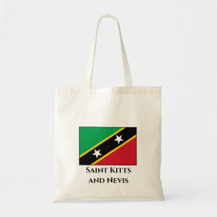 Saint Kitts and Nevis Flag Tote Bag