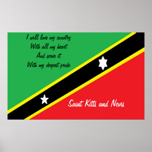 Saint kitts and Nevis framed prints