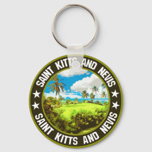 Saint Kitts and Nevis                              Keychain