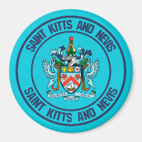 Saint Kitts and Nevis Round Emblem