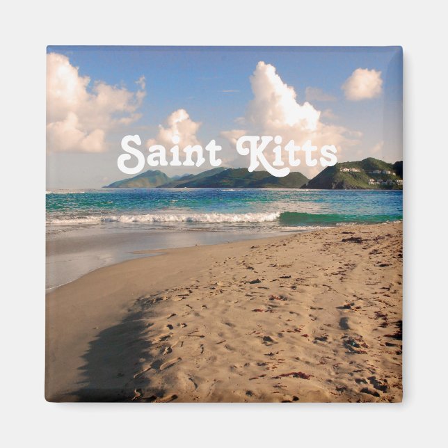 Saint Kitts Beach Magnet (Front)