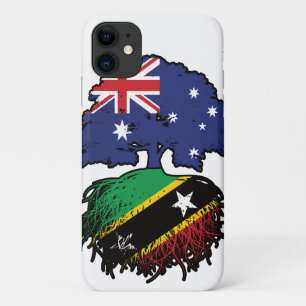 Saint Kitts Kittitian Australian Australia Tree iPhone 11 Case