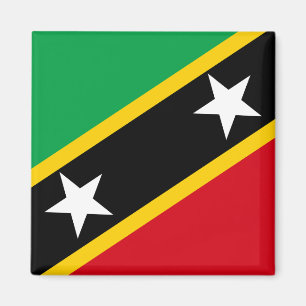 Saint Kitts & Nevis Flag Magnet