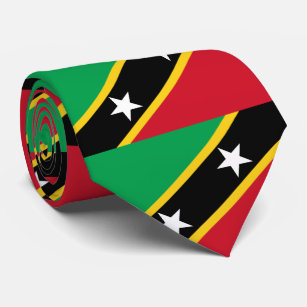 Saint Kitts & Nevis flag Tie