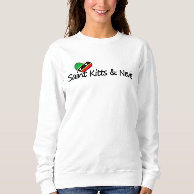 Saint Kitts & Nevis Love Sweatshirt (Front)
