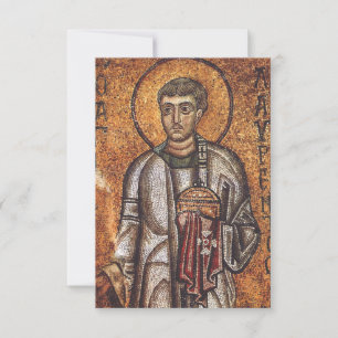 Saint Lawrence of Rome Holy Card