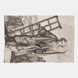 Saint Lawrence patron saint archive Kitchen Towel