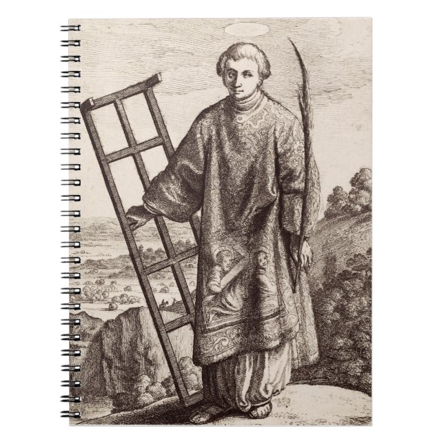 Saint Lawrence patron saint archive Notebook (Front)