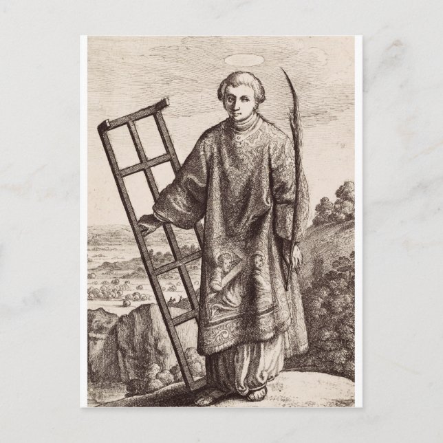 Saint Lawrence patron saint archive Postcard (Front)