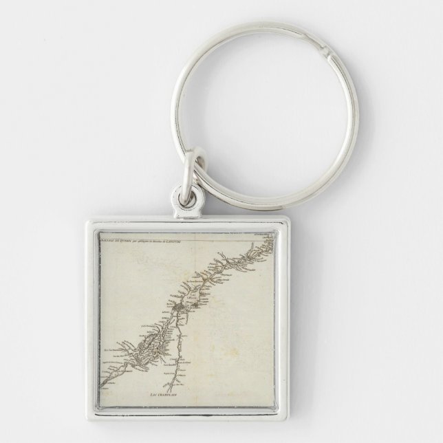 Saint Lawrence River in Canada Keychain (Front)