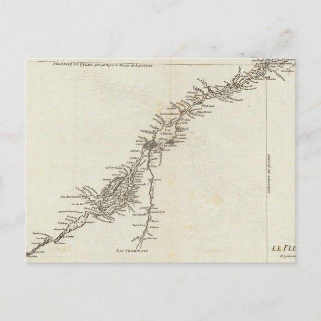 Saint Lawrence River in Canada Postcard (Front)
