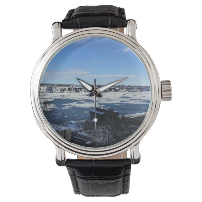 Saint Lawrence River in Winter, Quebec, Canada Watch (Front)
