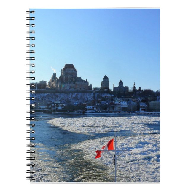 Saint Lawrence River & Old Quebec City, Quebec Notebook (Front)
